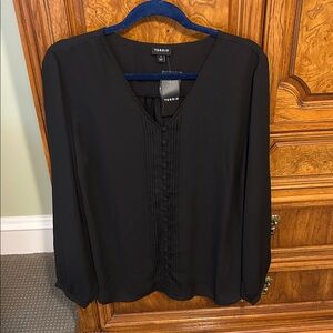 Torrid Black V-Neck Blouse, sz 1